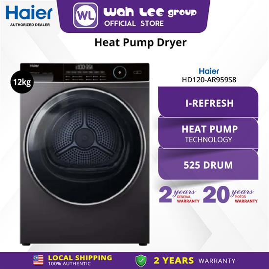 Picture of HAIER HEAT PUMP DRYER HD120-AR959S8 (12KG)