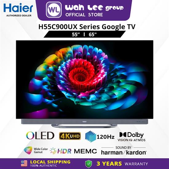 Picture of HAIER 4K GOOGLE OLED TV C900UX Series (55" / 65" )
