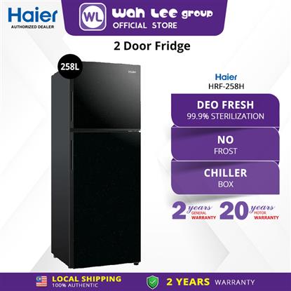 Picture of HAIER FRIDGE HRF-258H (258L) METAL BLACK (NON INVERTER)