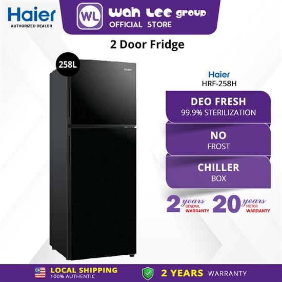 Picture of HAIER FRIDGE HRF-258H (258L) METAL BLACK (NON INVERTER)