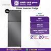Picture of HAIER FRIDGE HRF-358IHM (358L) METAL BLACK