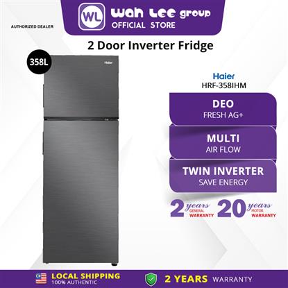 Picture of HAIER FRIDGE HRF-358IHM (358L) METAL BLACK