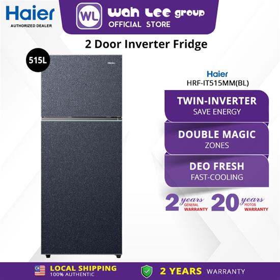 Picture of HAIER FRIDGE HRF-IT515MG(BL) (515L) GEMSTONE BLUE