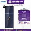 Picture of HAIER FRIDGE HRF-IT540AG(GL)U1 (540L) GLASS GEMSTONE BLUE