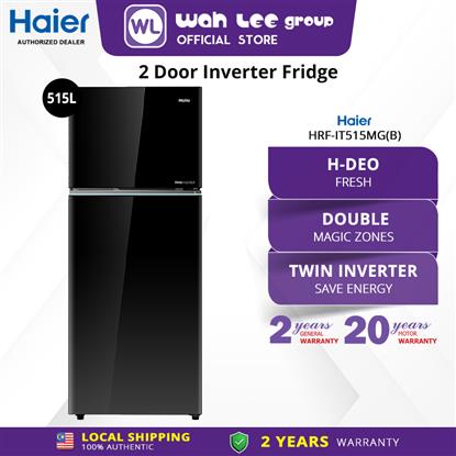 Picture of HAIER FRIDGE HRF-IT515MG(B) (515L) GLASS BLACK