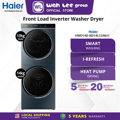 Picture of HAIER WASHER TOWER HWD140-BD14LCGNU1 (14KG/13KG)