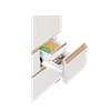 Picture of HAIER SPACE FIT MULTIDOOR FRIDGE HRF-IM616FG(W)U1 (616L) GLASS WHITE