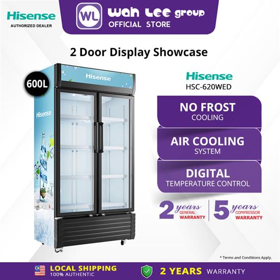 Picture of HISENSE 2 DOOR DISPLAY SHOWCASE HSC-620WED (600L)