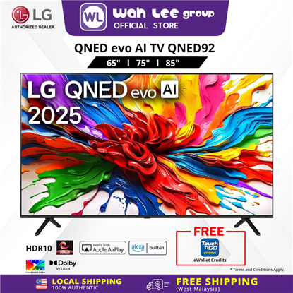 Picture of LG 4K SMART QNED MINILED TV QNED92 (65" / 75" / 85" )