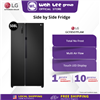 Picture of LG SIDE BY SIDE FRIDGE GC-FB507PLAM (508L) MATTE BLACK
