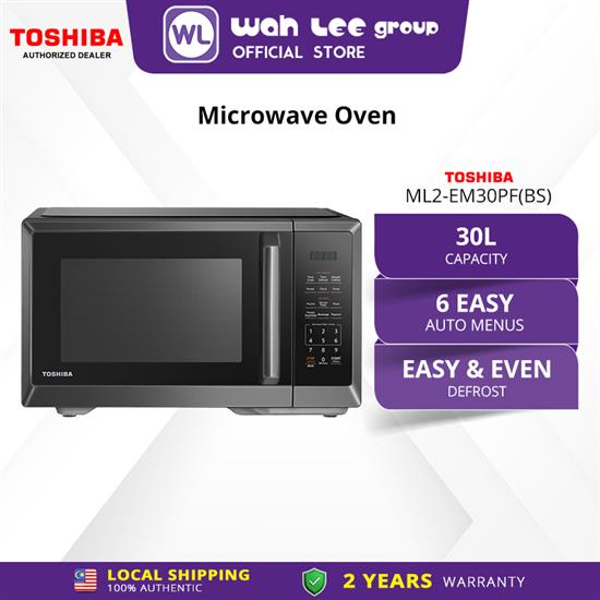 Picture of TOSHIBA SOLO MICROWAVE OVEN 30L ML2-EM30PF(BS)