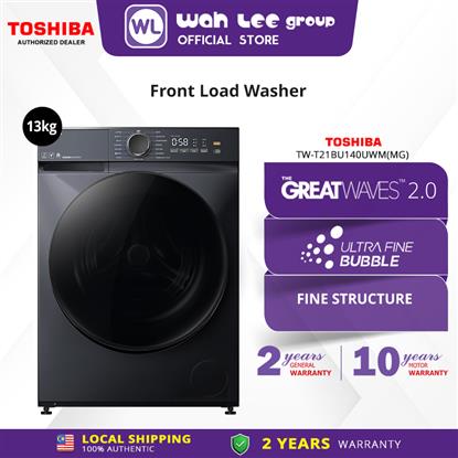Picture of TOSHIBA FRONT LOAD WASHER TW-T21BU140UWM(MG) (13KG)