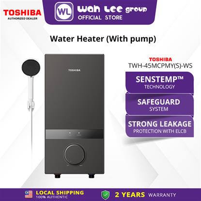 Picture of TOSHIBA HOME SHOWER TWH-45MCPMY(S)-WS 4.5KW DC (KNOB/WHITE SHOWER/DARK SILVER)