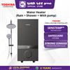 Picture of TOSHIBA HOME SHOWER TWH-45EMCPMY(S)-RS 4.5KW DC RAIN (KNOB/SILVER SHOWER/DARK SILVER)