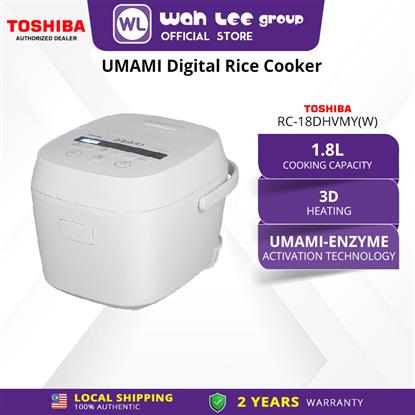 Picture of TOSHIBA RICE COOKER 1.8L UMAMI/DIGITAL RC-18DHVMY(W)
