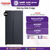Picture of TOSHIBA SIDE BY SIDE FRIDGE GR-RS910WI-PMY(06) (820L) MORANDI GRAY