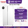 Picture of TOSHIBA SIDE BY SIDE FRIDGE_GR-RS905WIA-PGY(67)_(820L)_FUJI WHITE