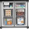 Picture of TOSHIBA MULTIDOOR FRIDGE GR-RF677WI-PGY(22) (580L) GLASS BLACK