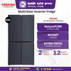 Picture of TOSHIBA 4 DOORS FRIDGE GR-RF900WI-PMY(06) INVERTER (820L) MORANDI GRAY