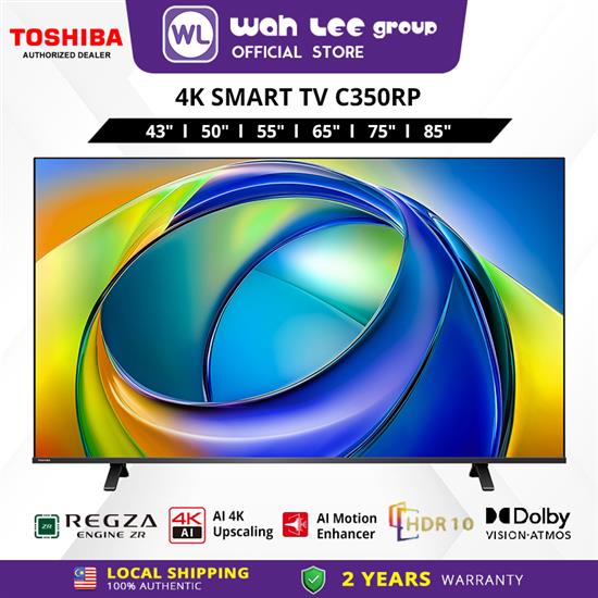Picture of TOSHIBA 4K SMART TV C350R (50" / 55" / 65" / 75" / 85")