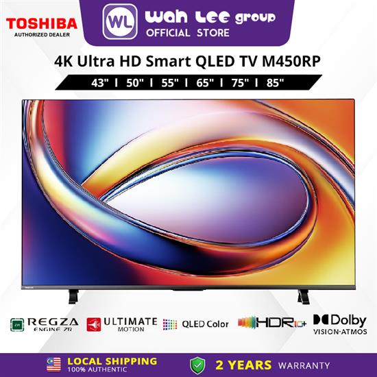 Picture of TOSHIBA 4K SMART QLED TV M450R (50" / 55" / 65" / 75" / 85" )