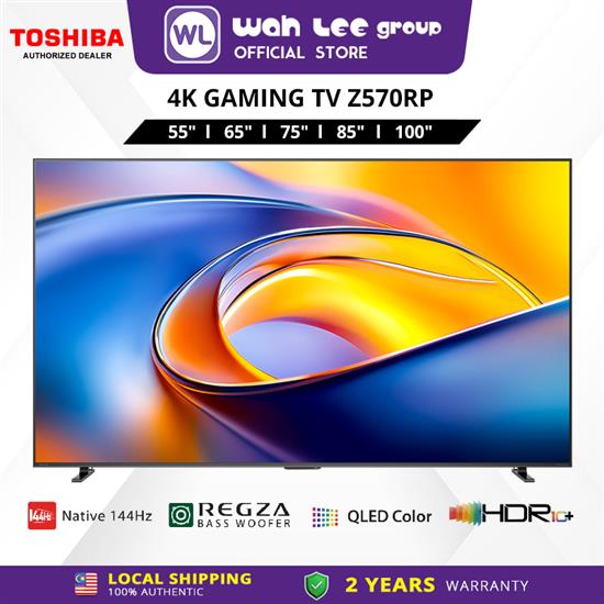 Picture of TOSHIBA 4K SMART QLED PRO TV Z570R (55" / 65" / 75" / 85" / 100")