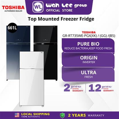 Picture of TOSHIBA FRIDGE GR-RT835WEPGY(B5) / (GG) / (XK) INVERTER (661L)