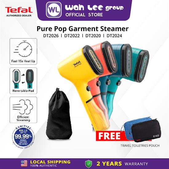 Picture of TEFAL HANDHELD STEAMER DT2020 ( ALPINE BLUE /  CORAL RED / TEAL GREEN / SUNSHINE YELLOW)