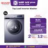 Picture of SHARP FRONT LOAD WASHER ESFX9APB (9 KG) NAVY BLUE