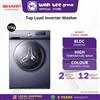 Picture of SHARP FRONT LOAD WASHER ESFX11APB (11 KG) NAVY BLUE