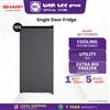Picture of SHARP SINGLE DOOR FRIDGE SJD1922MDS (157L) DARK GREY