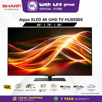 Picture of SHARP AQUOS 4K  GOOGLE TV HU8500X (65" / 75" / 85")