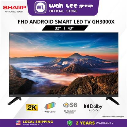 Picture of SHARP FHD ANDROID SMART LED TV GH3000X (32" / 43")
