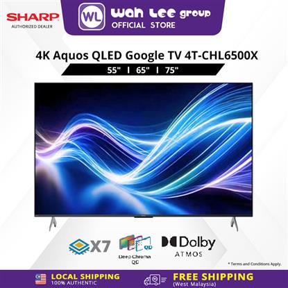 Picture of SHARP 4K GOOGLE QLED TV HL6500X (55" / 65" / 75")