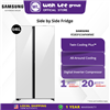 Picture of SAMSUNG SIDE BY SIDE FRIDGE RS80F65MNWME 646L (WHITE GLASS)