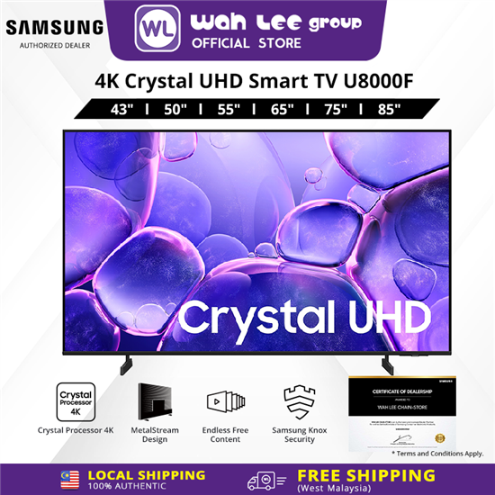 Picture of SAMSUNG 4K SMART LED TV U8000F (43" / 50" / 55" / 65" / 75" / 85")