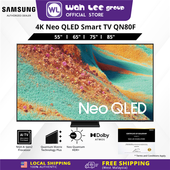 Picture of SAMSUNG 4K SMART NEO QLED TV QN85F (55" / 65" / 75" / 85")