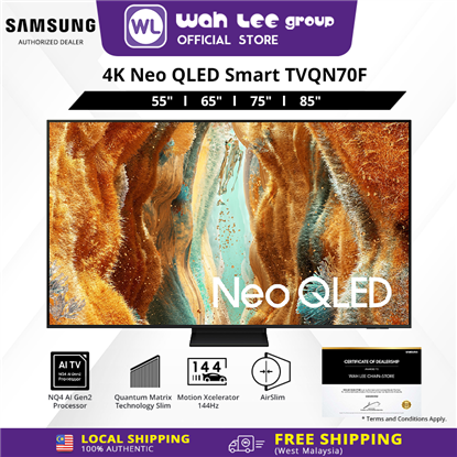Picture of SAMSUNG 4K SMART NEO QLED TV QN70F (55" / 65" / 75" / 85")
