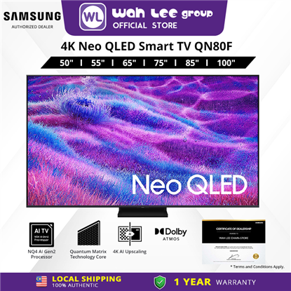 Picture of SAMSUNG 4K SMART NEO QLED TV QN80F (50" / 55" / 65" / 75" / 85"/ 100")