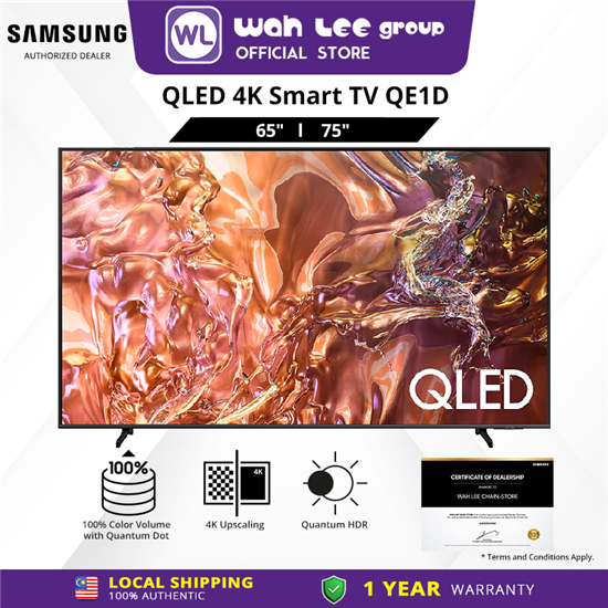 Picture of SAMSUNG 4K SMART LED TV QE1D (75")