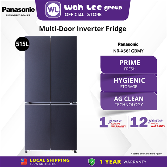 Picture of PANASONIC SLOT-IN MULTI-DOOR FRIDGE NR-X561GBMY INVERTER (510L)