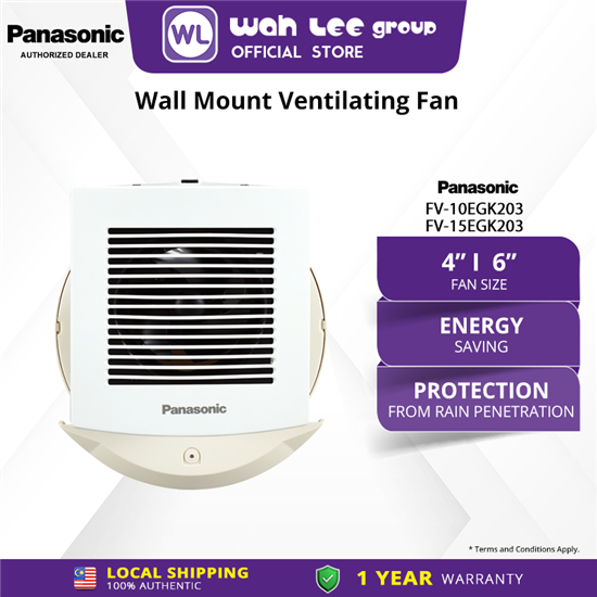 Picture of PANASONIC EXHAUST FAN FV-10EGK203 (4")