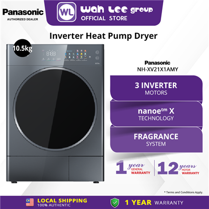 Picture of PANASONIC HEAT PUMP DRYER NH-XV21X1AMY (10.5KG)