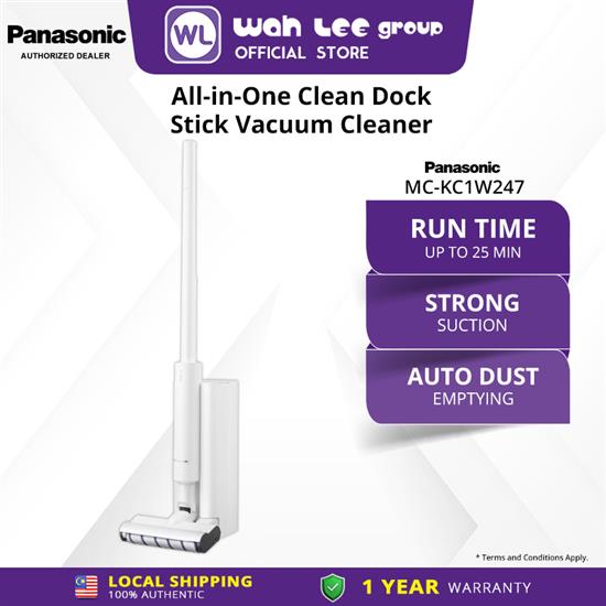 Picture of PANASONIC STICK VACUUM CLEANER MC-KC1W247