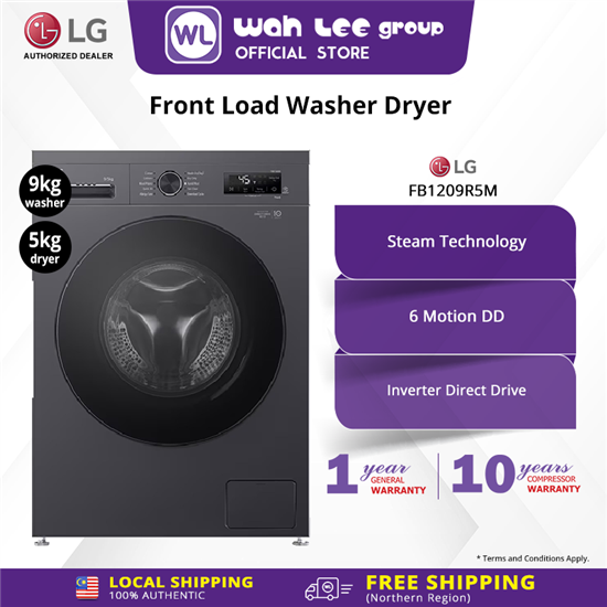 Picture of LG WASHER DRYER FB1209R5M (9KG/5KG)
