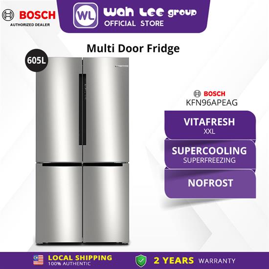 Picture of BOSCH MULTIDOOR FRIDGE KFN-96APEAG (605L)