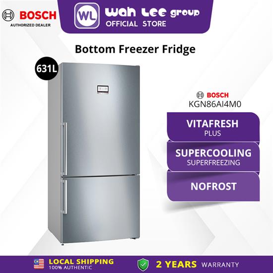 Picture of BOSCH BOTTOM FREEZER FRIDGE KGN86AI4M0 (631L)
