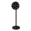 Picture of ALPHA STAND FAN MOTTO SFB21 (12") MATT BLACK / White&Grey