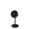 Picture of ALPHA STAND FAN MOTTO SFB21 (12") MATT BLACK / White&Grey